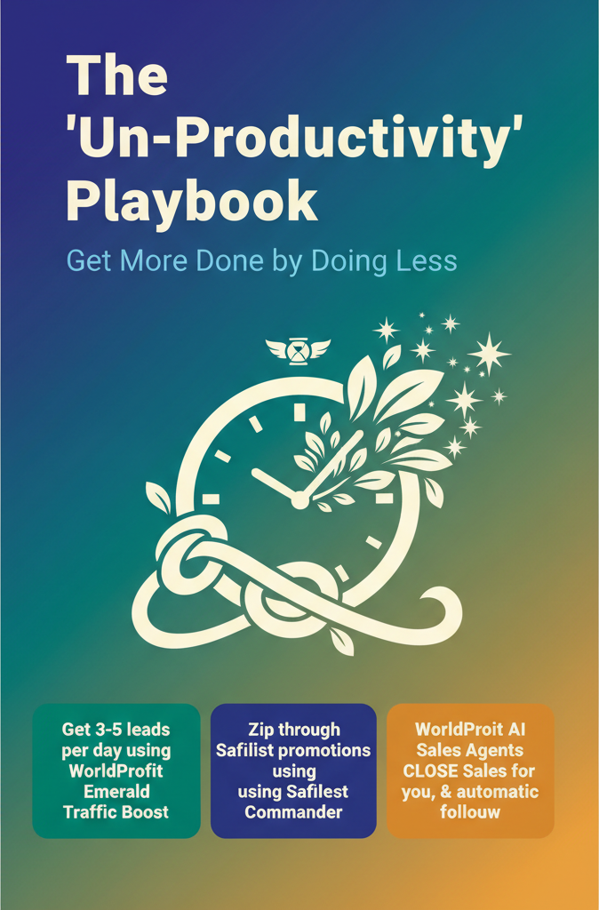 The 'Un-Productivity' Playbook: Get More Done by Doing Less